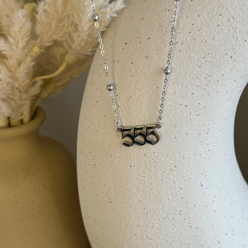 Angel Number Necklace - 555