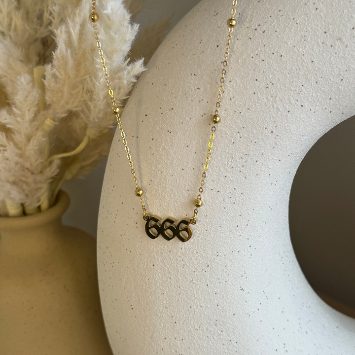 Angel Number Necklace - 666