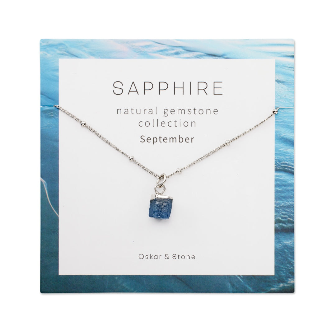 Sapphire Birthstone Necklace - September